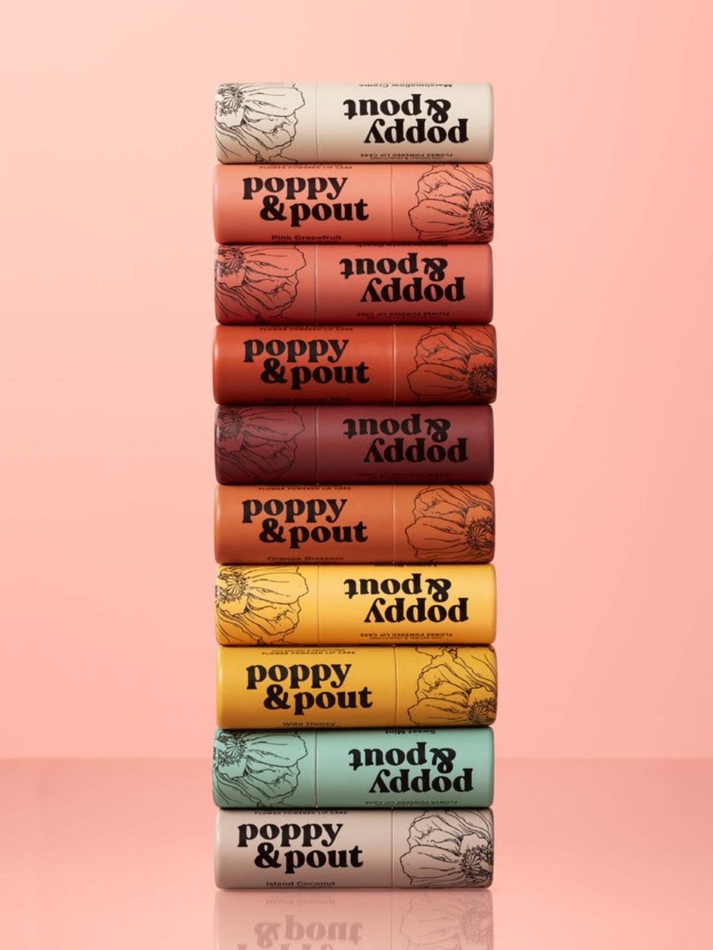 Poppy & Pout The Original Classics Jumbo Lip Balm 10 Pack Gift Set - Picture 2 of 5